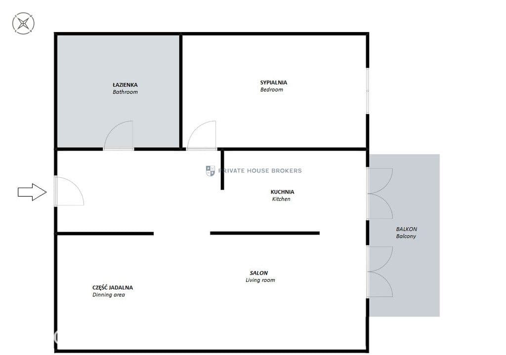 2 pokoje | Apartamenty Novum | Rakowicka | Balkon - zdjęcie 15