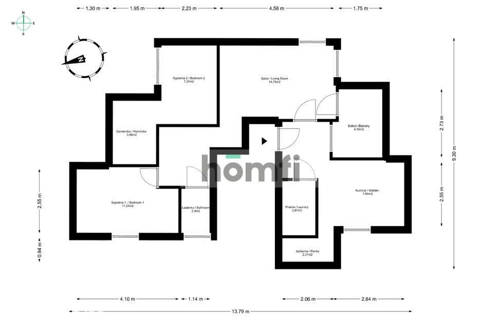 4 pokoje 81,3 m² z tarasem | Poręba / Zawiercie - zdjęcie 19