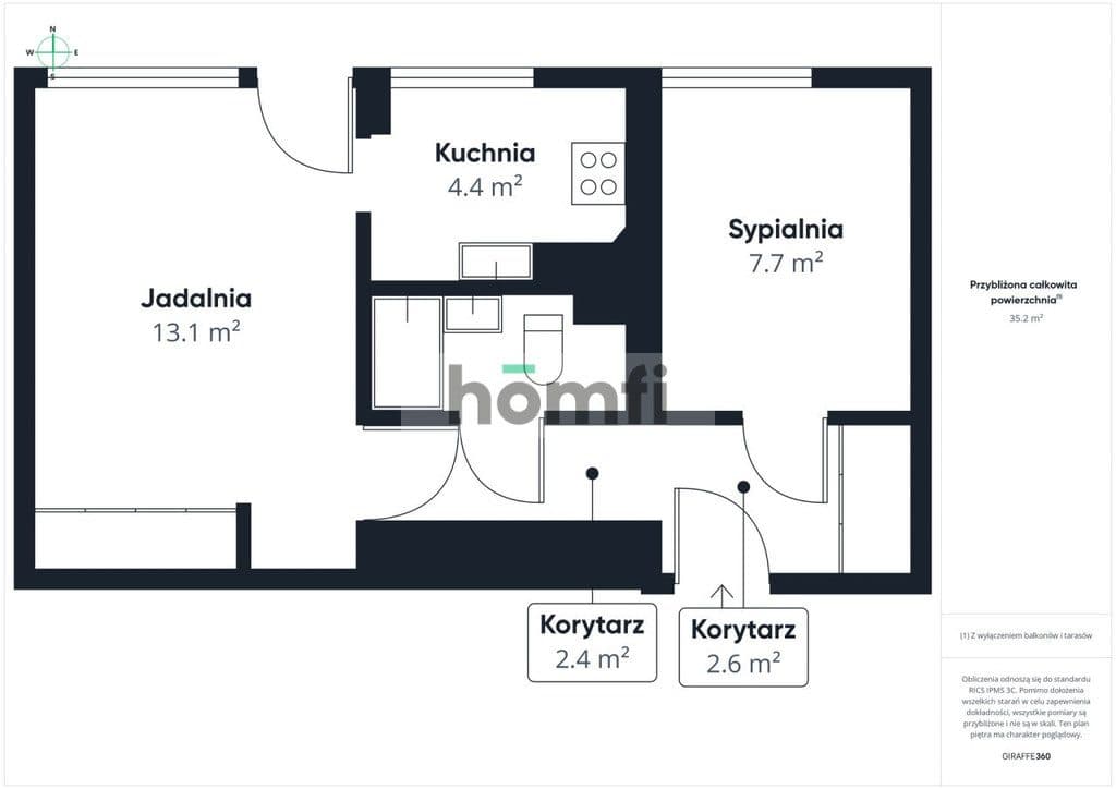 2 pokoje | widok na park | klimatyzacja | Rojna - zdjęcie 16