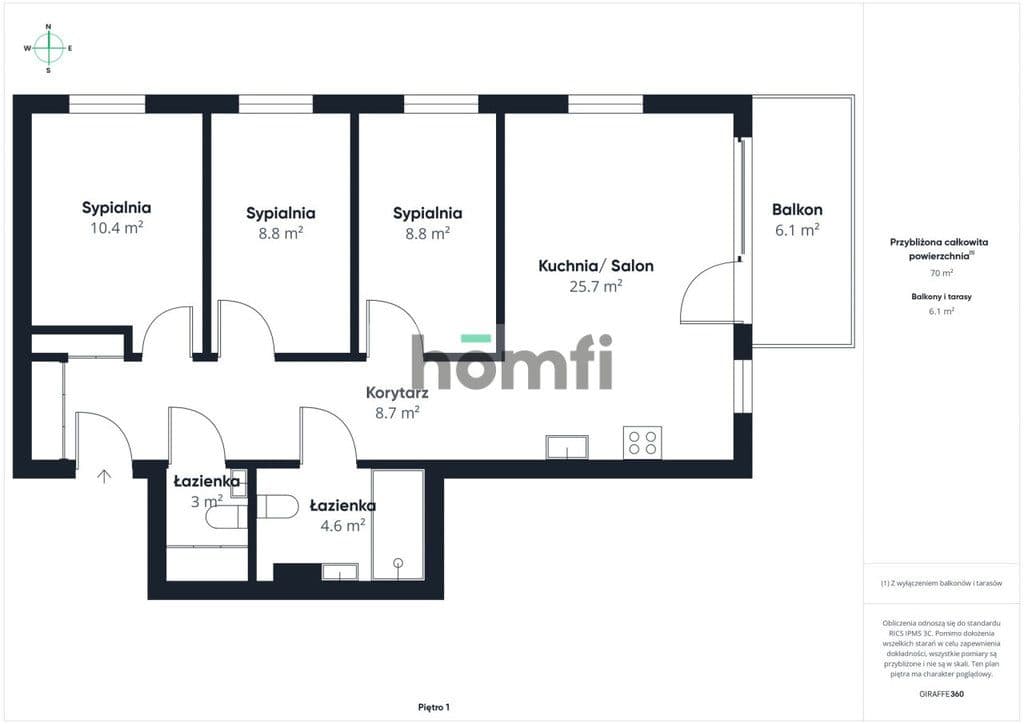 Rodzinny apartament 4 pokoje na Jasieniu - zdjęcie 17