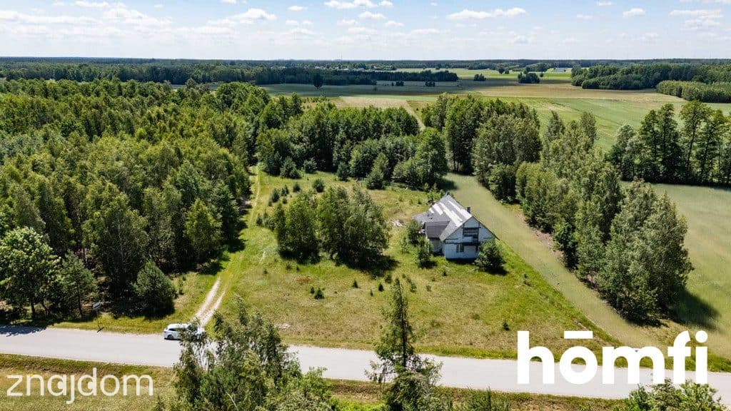 DOM W STANIE SUROWYM DZIAŁKA 6000 m² W TOMASZOWIE - zdjęcie 5