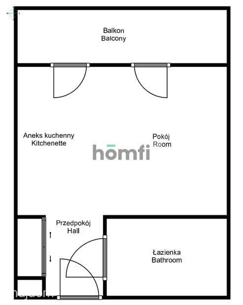 NA WYNAJEM! Duża kawalerka z balkonem (Czyżyny) - zdjęcie 8