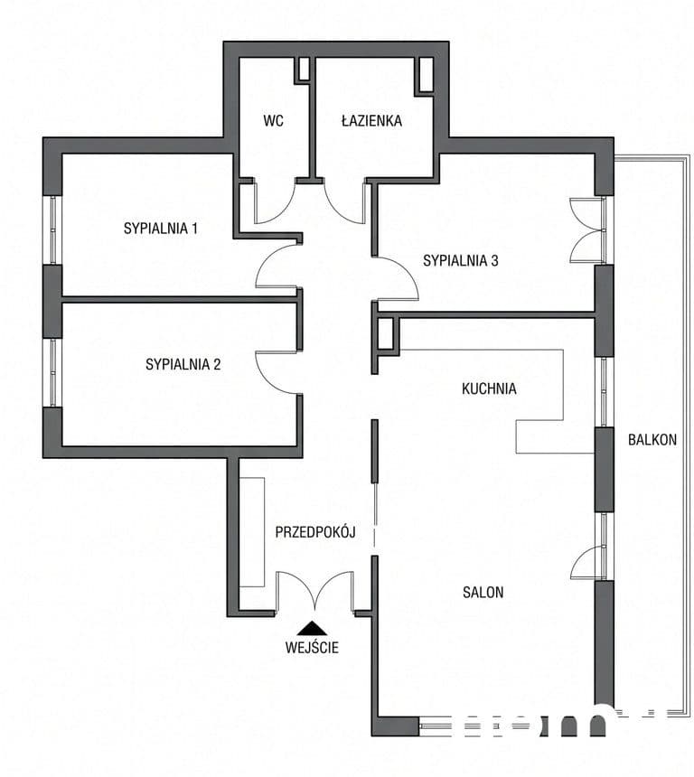 Przestronne 4 pokoje | Balkon | 80 mkw | Piaseczno - zdjęcie 14