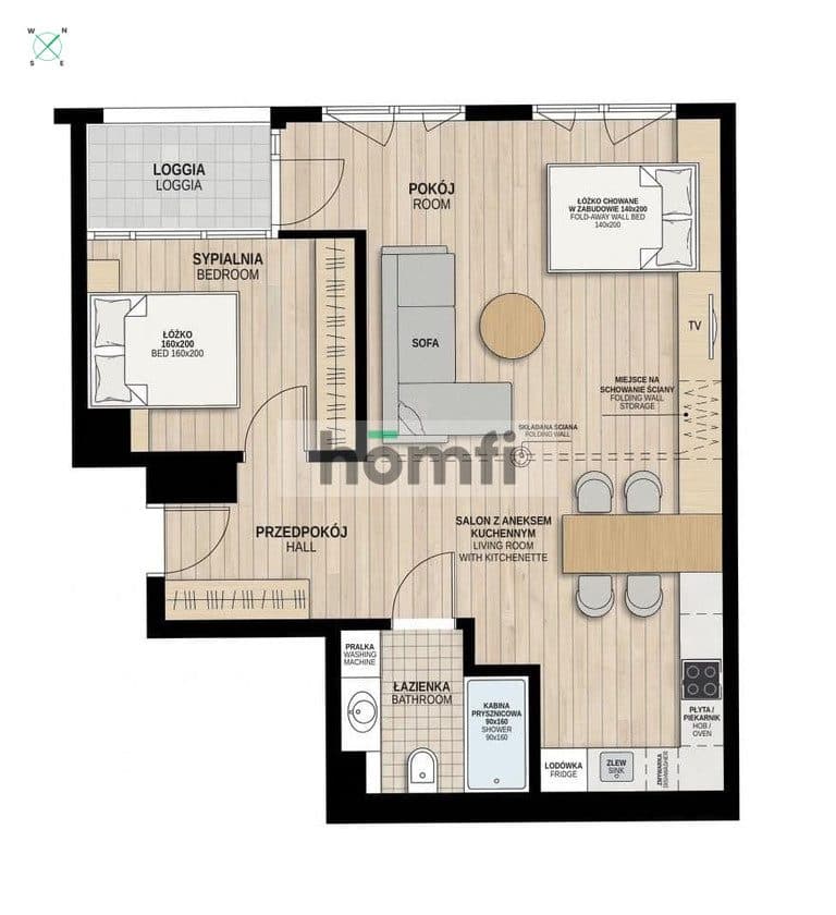 Aura, Toruńska, 3 pok., loggia, parking - centrum - zdjęcie 16