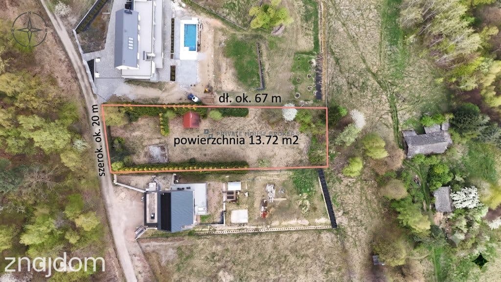 Działka budowlana 1371 m² | Brzezowa, gm. Dobczyce - zdjęcie 2