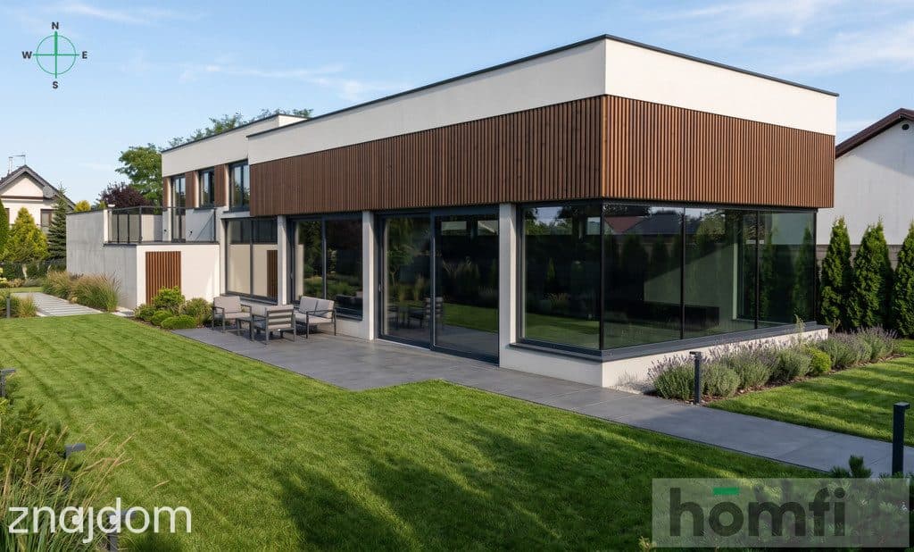 Nowoczesny design z betonu | 2 tarasy | 248 m2