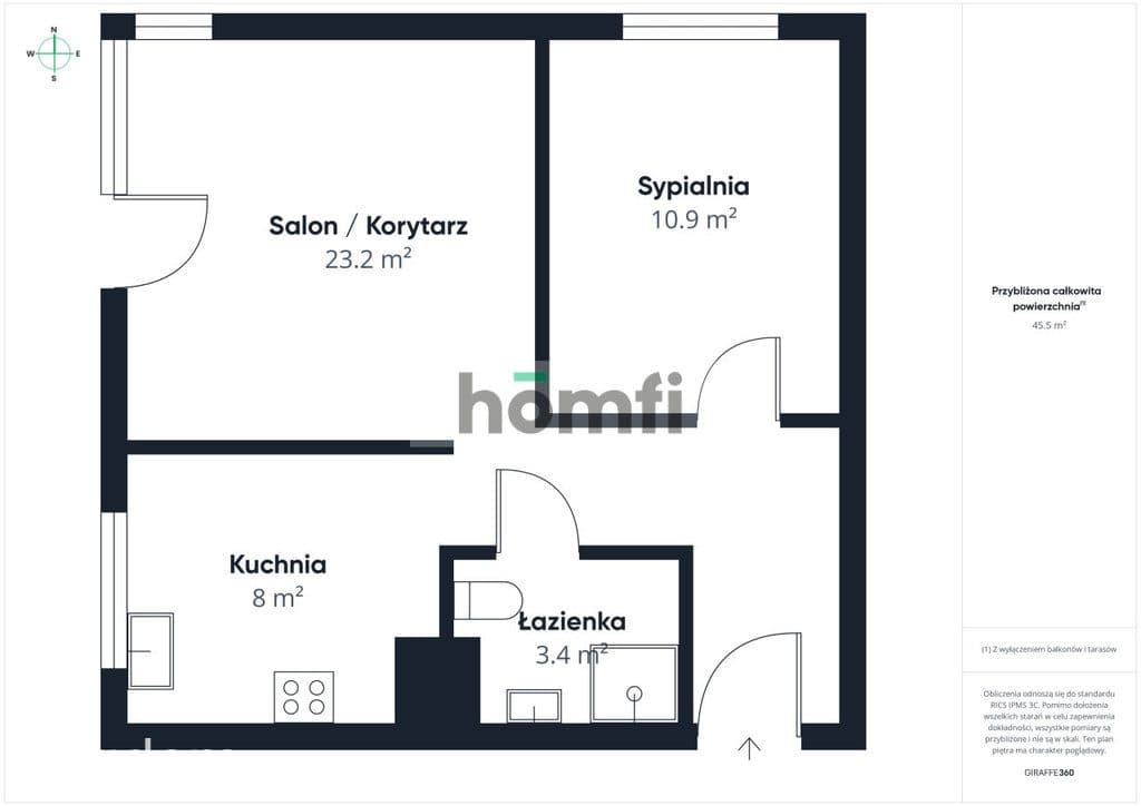 Gdańsk Chełm 2 pokoje, 51 m², duży balkon - zdjęcie 13