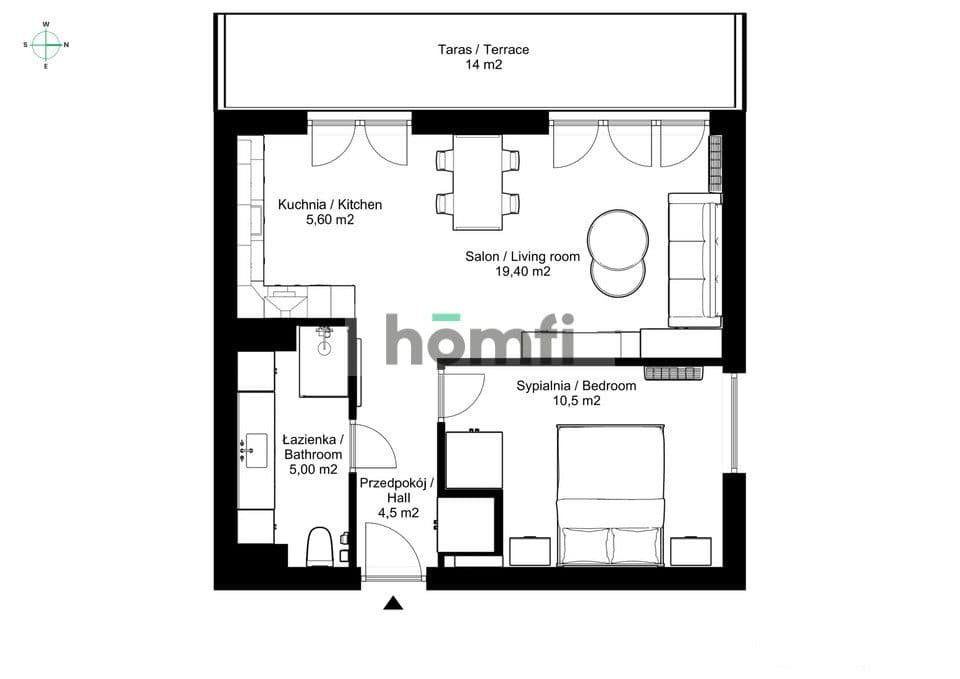 APARTAMENT LUX | 45 m2 | DOLINA 3 STAWÓW | INSPIRE - zdjęcie 20