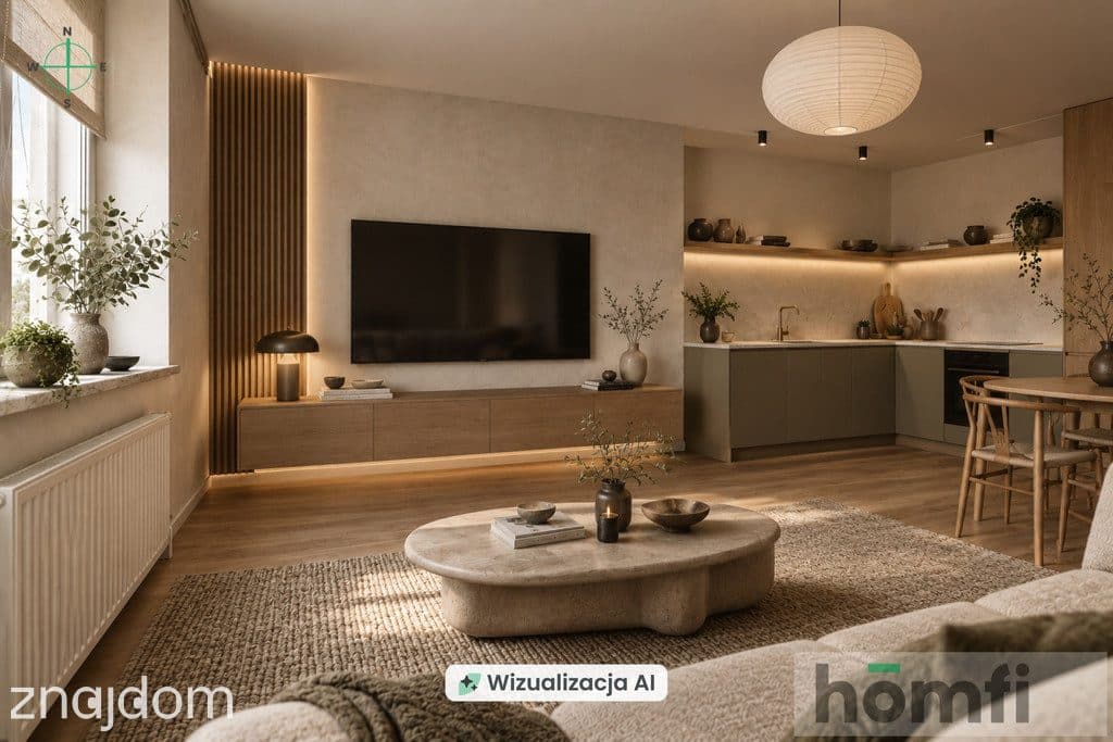 3 pokoje zamiast 2! | 53 m² | Balkon | Garaż