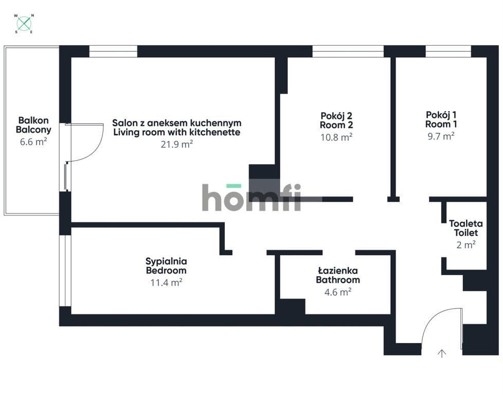 4-POKOJOWY APARTAMENT W PRESTIŻOWEJ WIEŻY JEŻYCE - zdjęcie 17