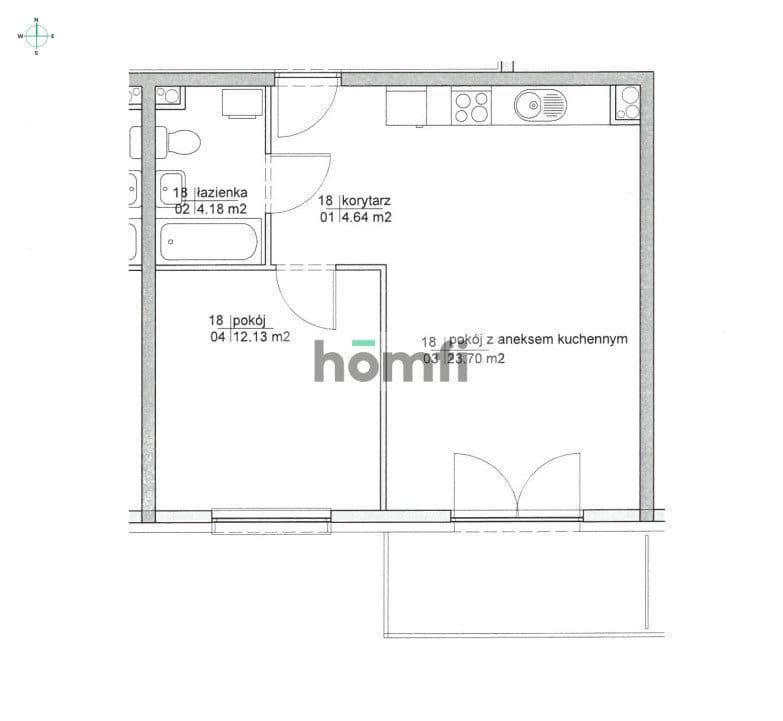 Przestronne 2-pok. + balkon, miejsce w hali KOWALE - zdjęcie 16