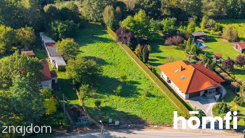 Malownicza działka budowlana 2043 m2, Pisarzowice