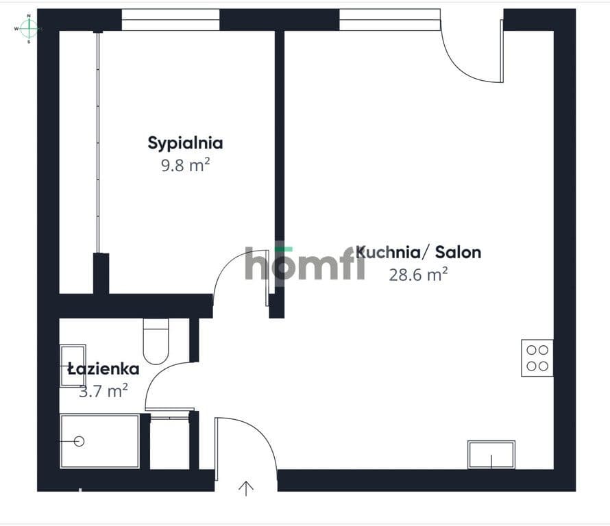 Piękne mieszkanie 46m2 | Nowe | blisko PKP - zdjęcie 17