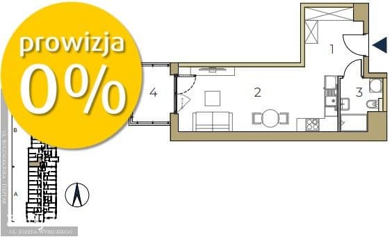 Kawalerka z balkonem| Inwestycja 2028 - zdjęcie 3