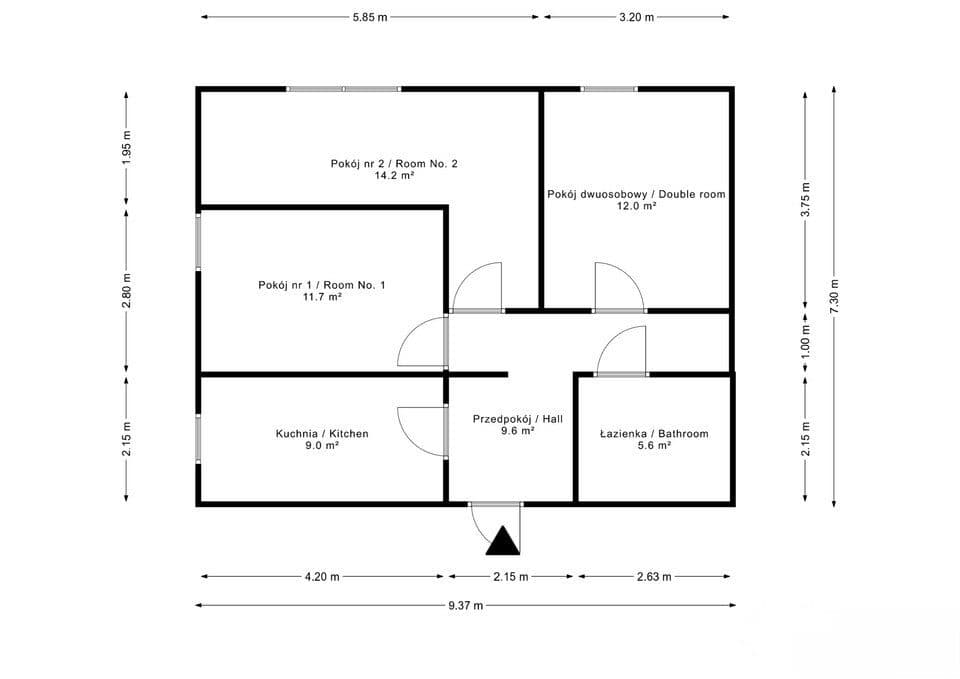 3 pokoje w willi (65 m²) po remoncie – ul. Orla - zdjęcie 19