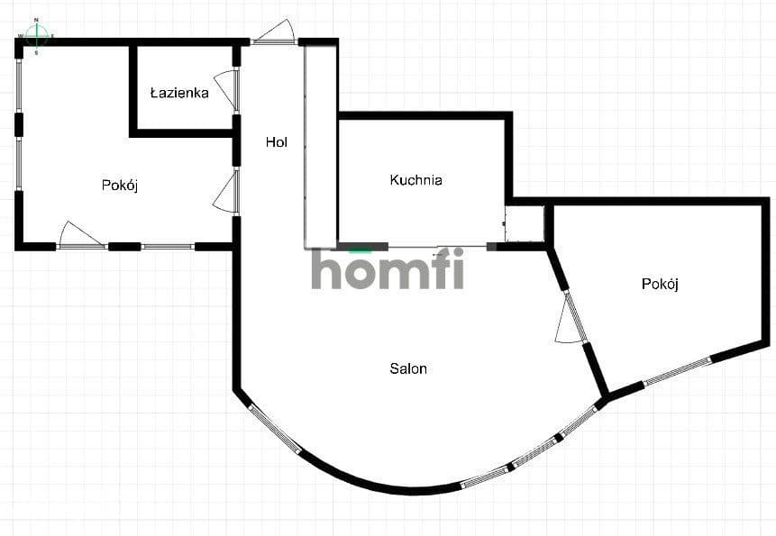 3 pokoje 56 m2 Centrum Kaszubska Pomorska - zdjęcie 16