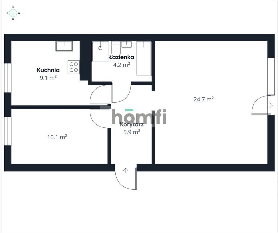 2-Pokoje 56 m² Łódź - Olechów Widzew - zdjęcie 14