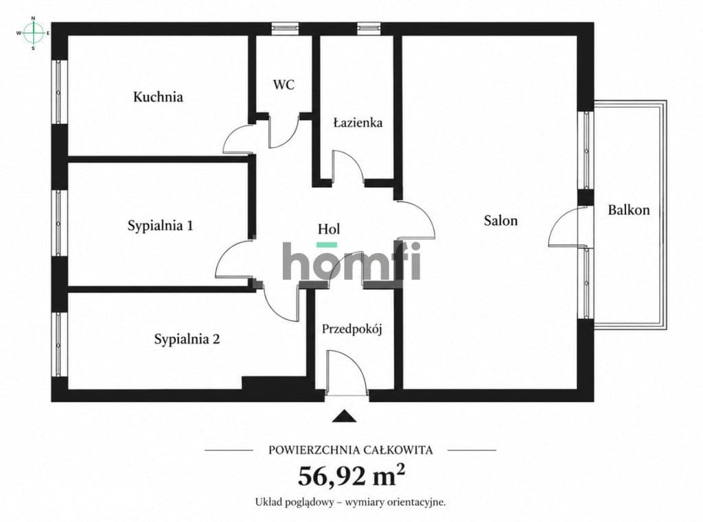 3 lub 4 pokoje | Metro Wilanowska | Balkon - zdjęcie 18