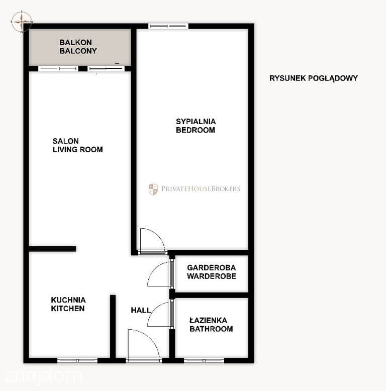 2 pokojowe mieszkanie w doskonałej lokalizacji - zdjęcie 13