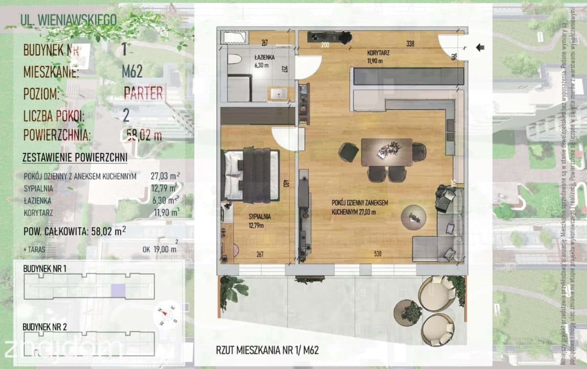 Nowa inwestycja w super cenie! 58 m2 + duży taras - zdjęcie 6