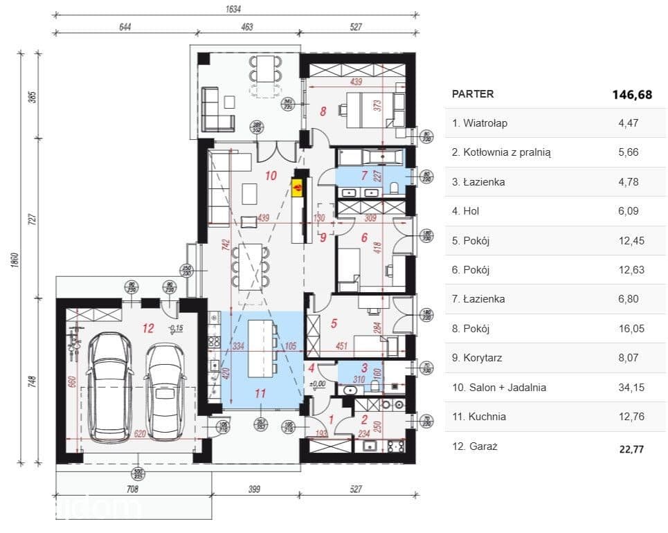 Dom klasy PREMIUM | 146 m² | duże przeszklenia ! - zdjęcie 9