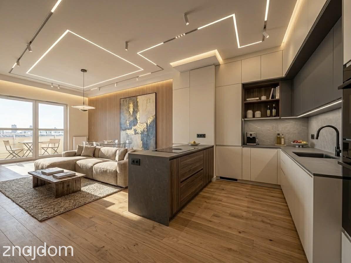 42m2 - 12 PIĘTRO Z DUŻYM BALKONEM - CENTRUM - zdjęcie 3