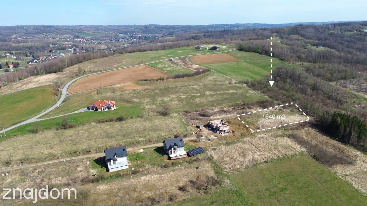 Działka widokowa 16,4 ar warunki zabudowy