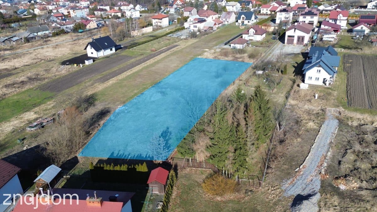 Działka 16,63 ar /MPZP -zab. jednorodzinna/23x73 m - zdjęcie 2