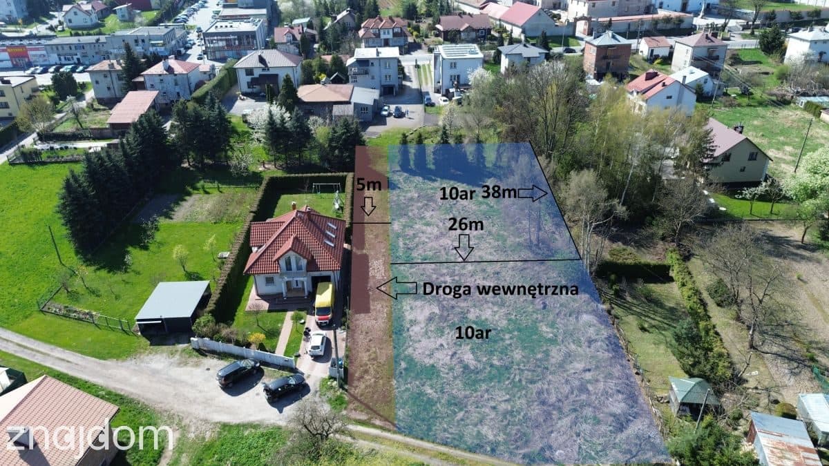 Działka w Centrum miasta !!! 10ar z WZ !!!