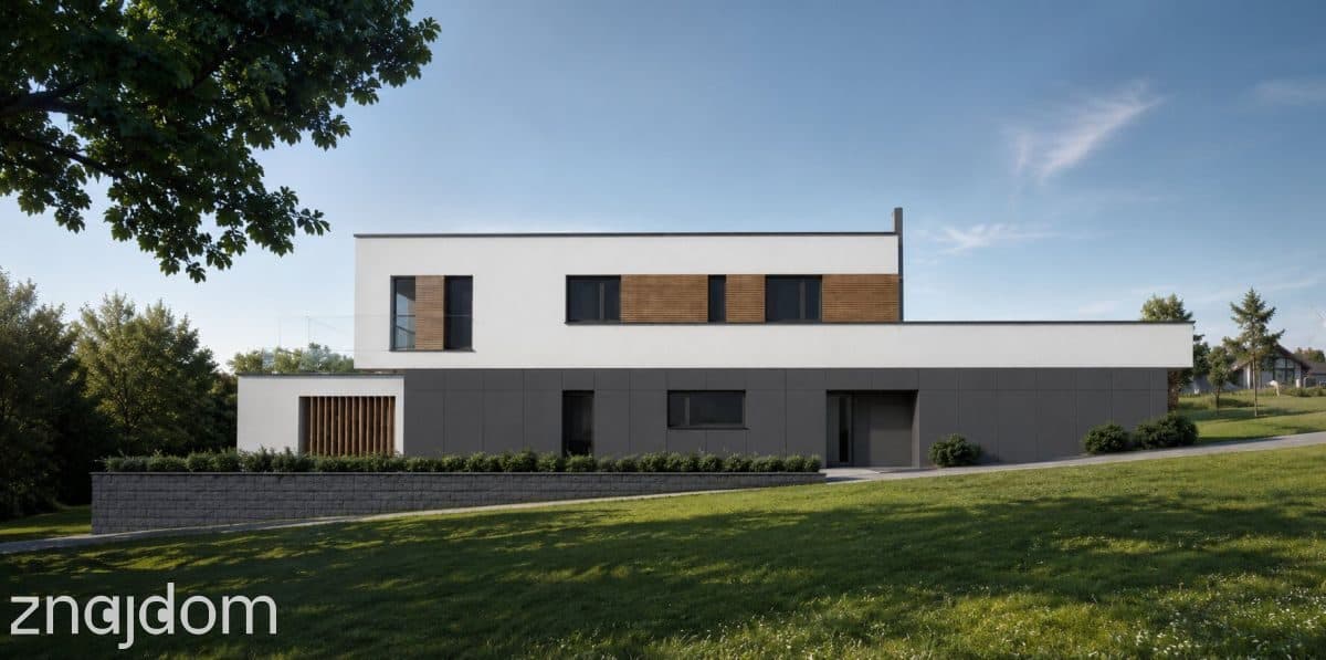 Nowoczesny dom 200 m² garaż dwustanowiskowy. - zdjęcie 2