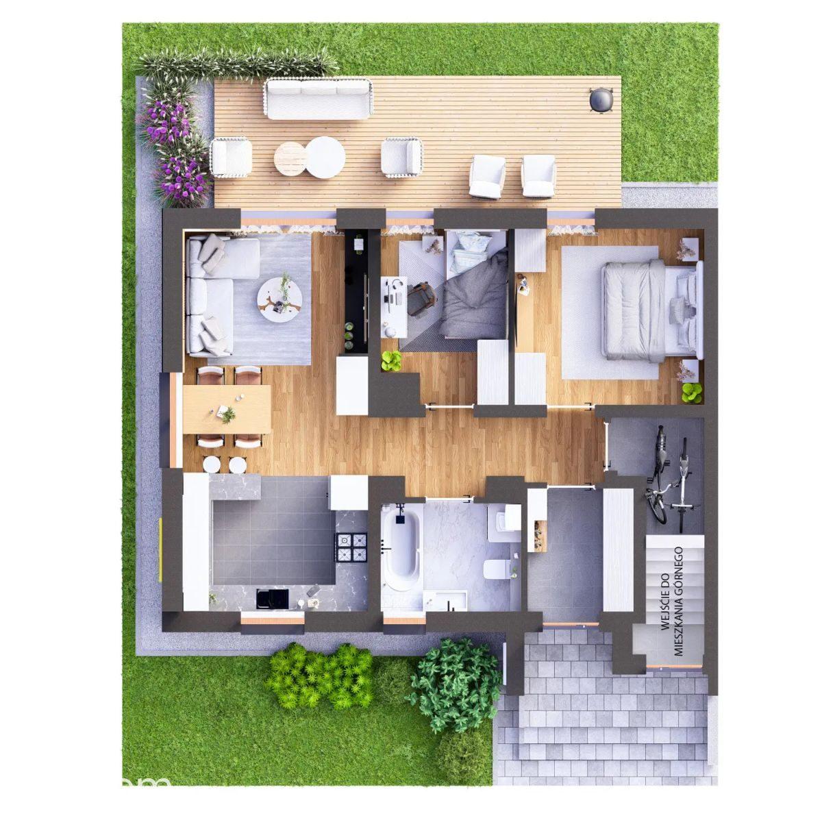 PRZEDSPRZEDAŻ RUSYZŁA !!! 60M2 + ok. 250 M2 OGÓDKA - zdjęcie 3