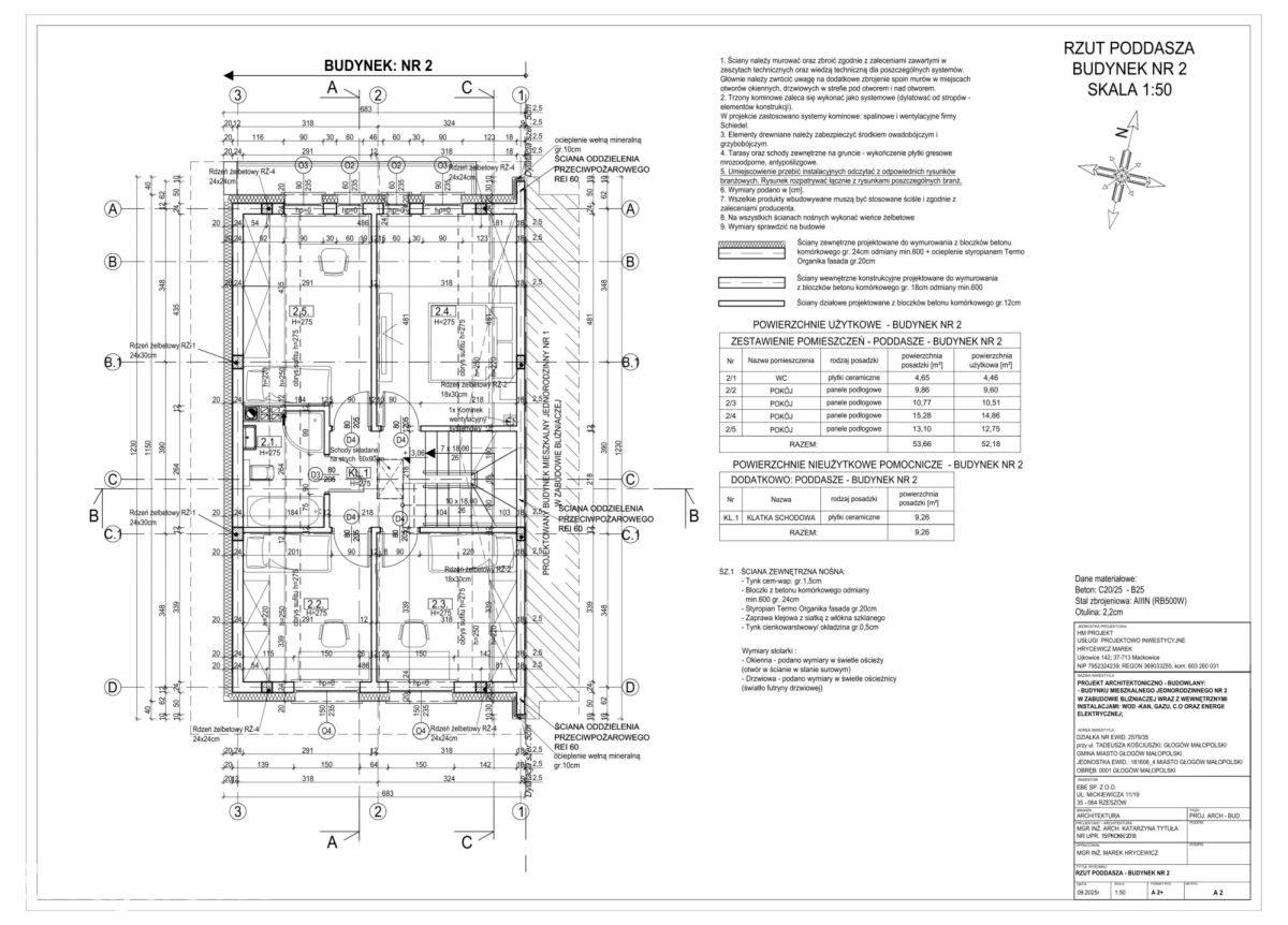 Bliźniak | st. surowy z elewacją | 105 m2 | 3,5 ar - zdjęcie 3