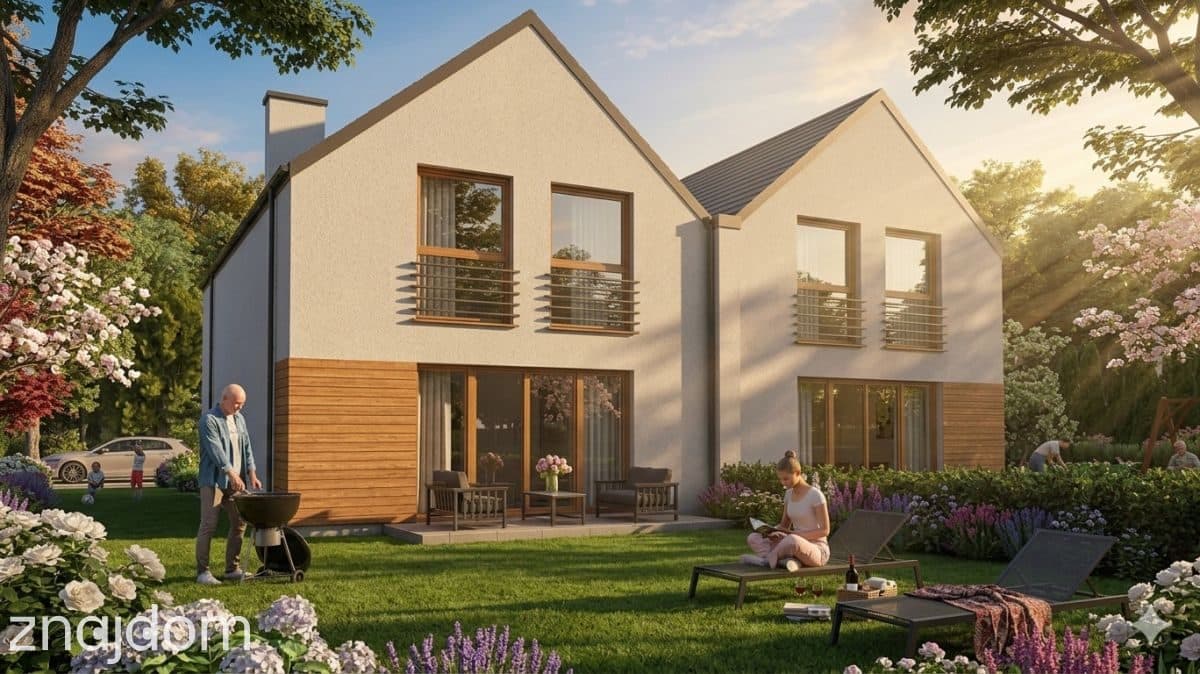 Bliźniak | st. surowy z elewacją | 105 m2 | 3,5 ar - zdjęcie 4