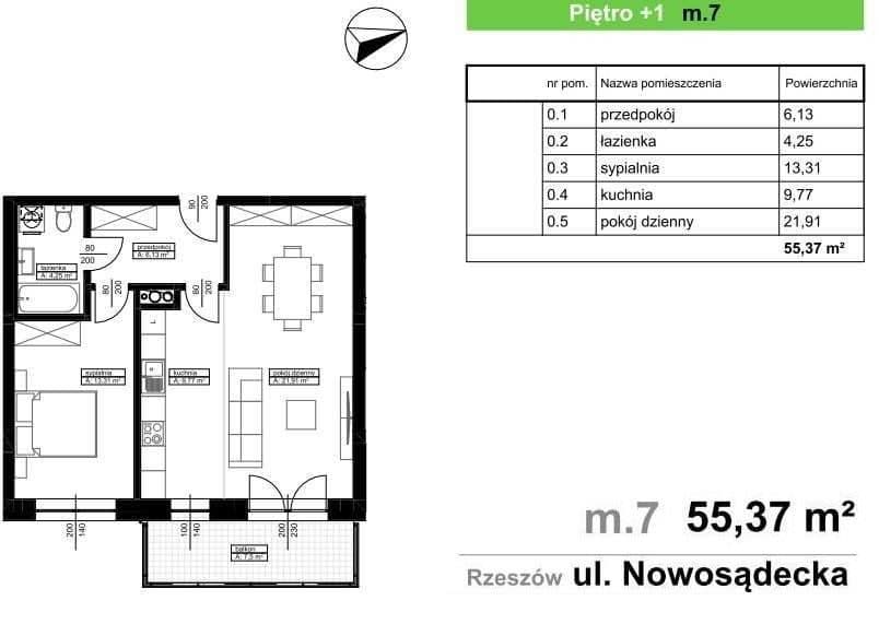 55m2 + garaż | stan deweloperski | Projektant - zdjęcie 2
