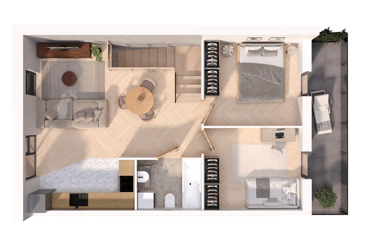 Prestiżowe mieszkanie 68 m2 z balkonem | Słocina - zdjęcie 10