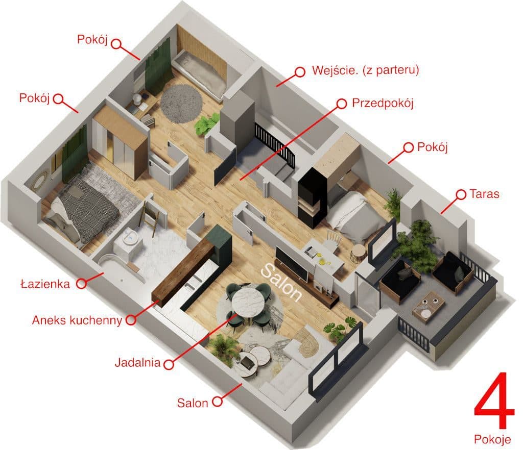 Dworzysko | Apartament premium 73 m2 | Już gotowy - zdjęcie 3
