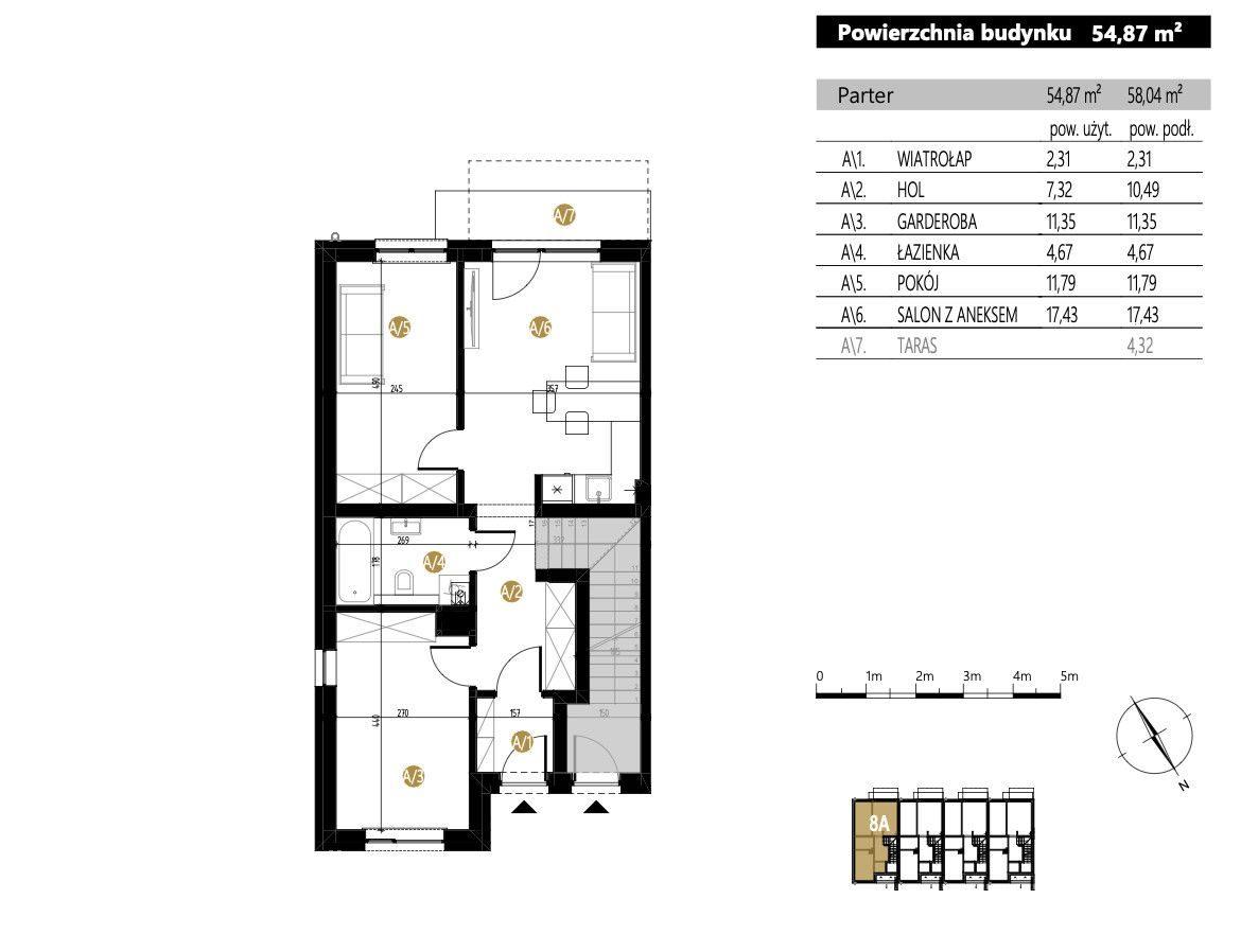 Mieszkanie 3 pokojowe z 60 m2 ogrodem - zdjęcie 6