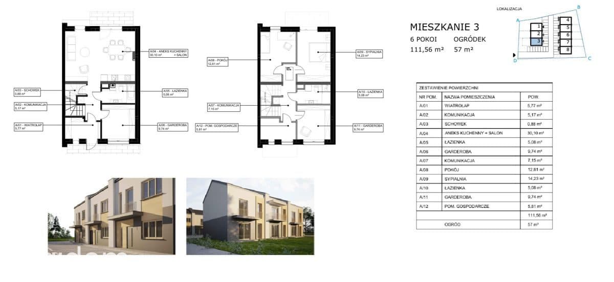 GOTOWA !!! Skrajna SZEREGÓWKA! 111 m2 + OGRÓD ! - zdjęcie 9