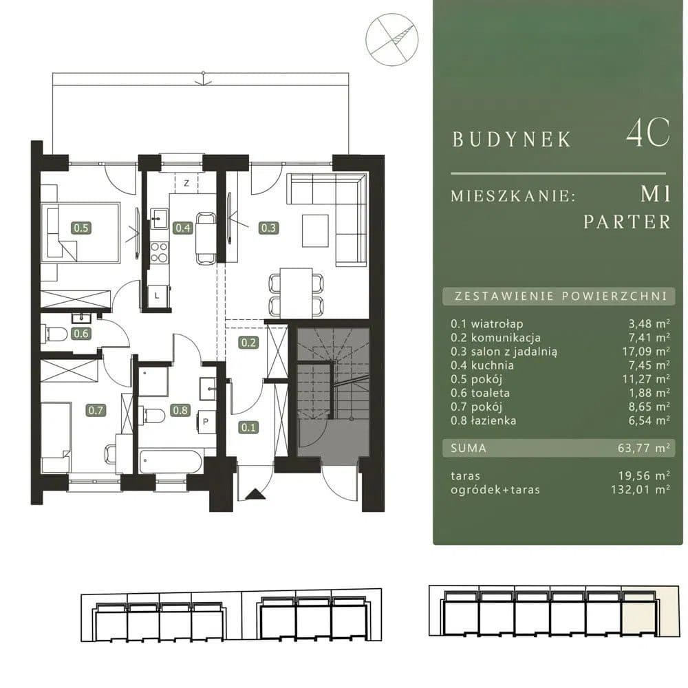 NOWOŚĆ | Przestronne mieszkanie - 64m2 z ogrodem - zdjęcie 3