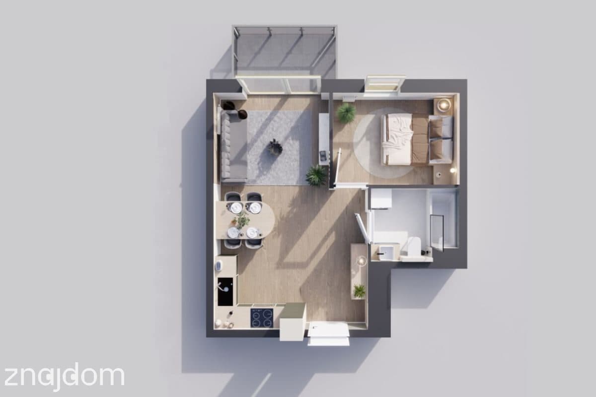 NOWA INWESTYCJA 40m2 | 2 pokoje + balkon i garaż - zdjęcie 11