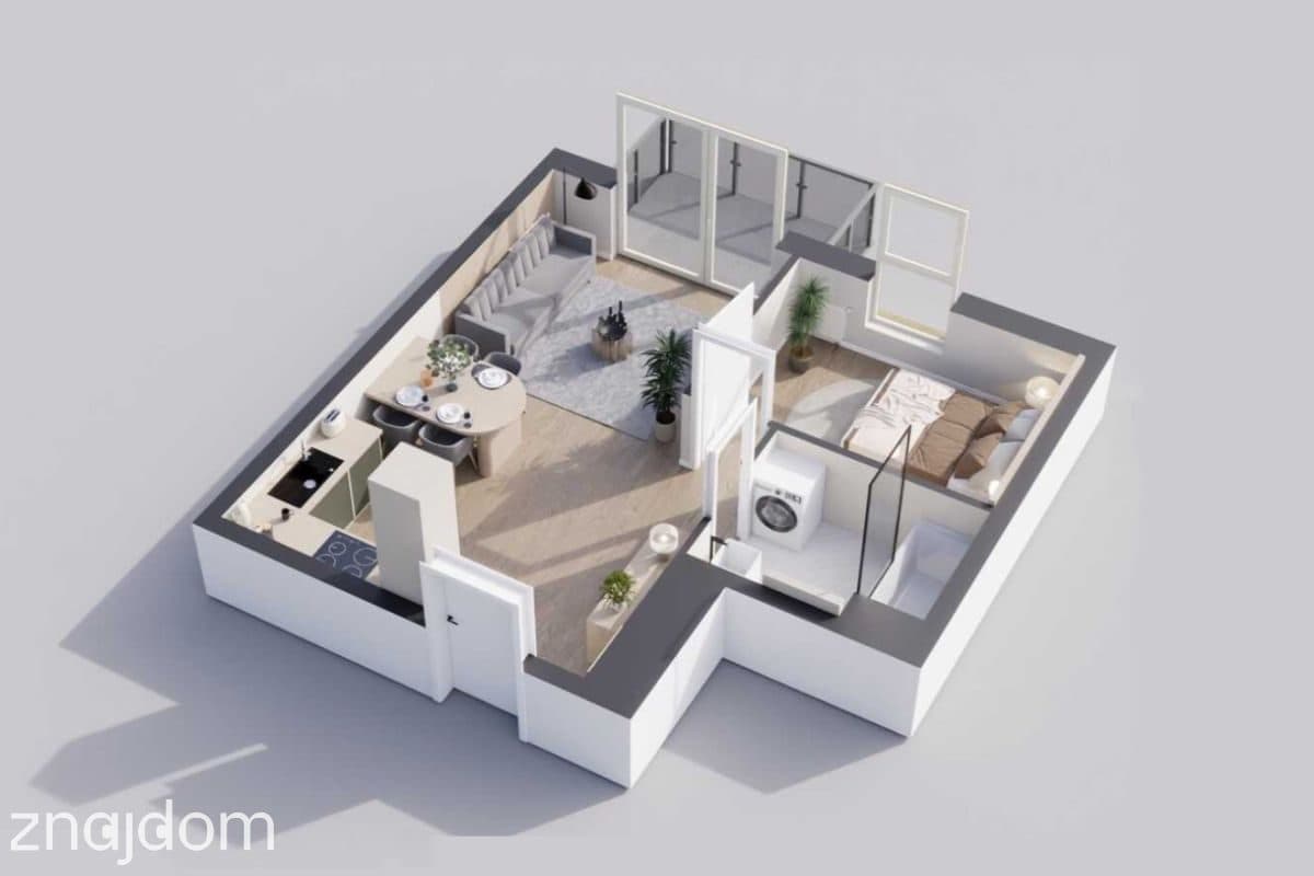 NOWA INWESTYCJA 40m2 | 2 pokoje + balkon i garaż - zdjęcie 10