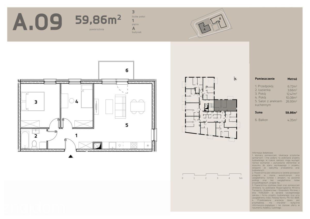 NOWA INWESTYCJA 60m2 | 3 pokoje + balkon i garaż - zdjęcie 2