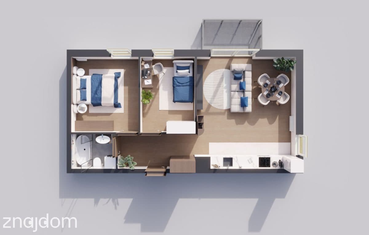 NOWA INWESTYCJA 60m2 | 3 pokoje + balkon i garaż - zdjęcie 11
