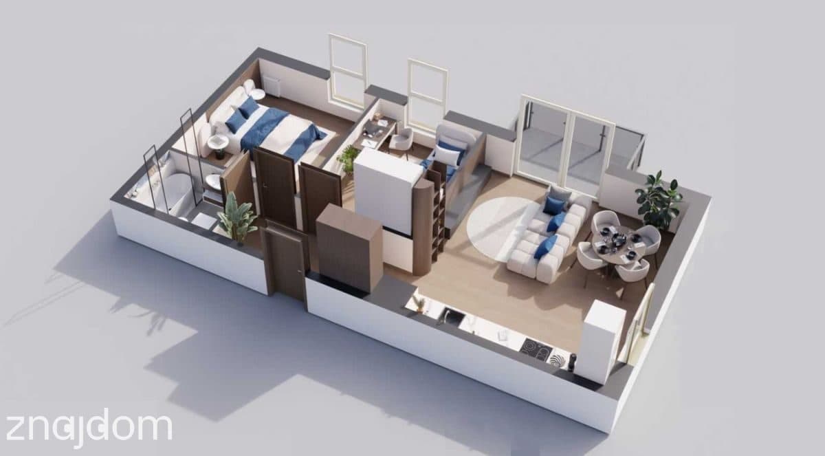 NOWA INWESTYCJA 60m2 | 3 pokoje + balkon i garaż - zdjęcie 10
