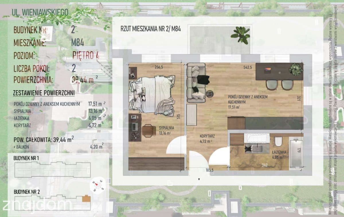 Nowa inwestycja! 2 pokoje + balkon | Wieniawskiego - zdjęcie 2