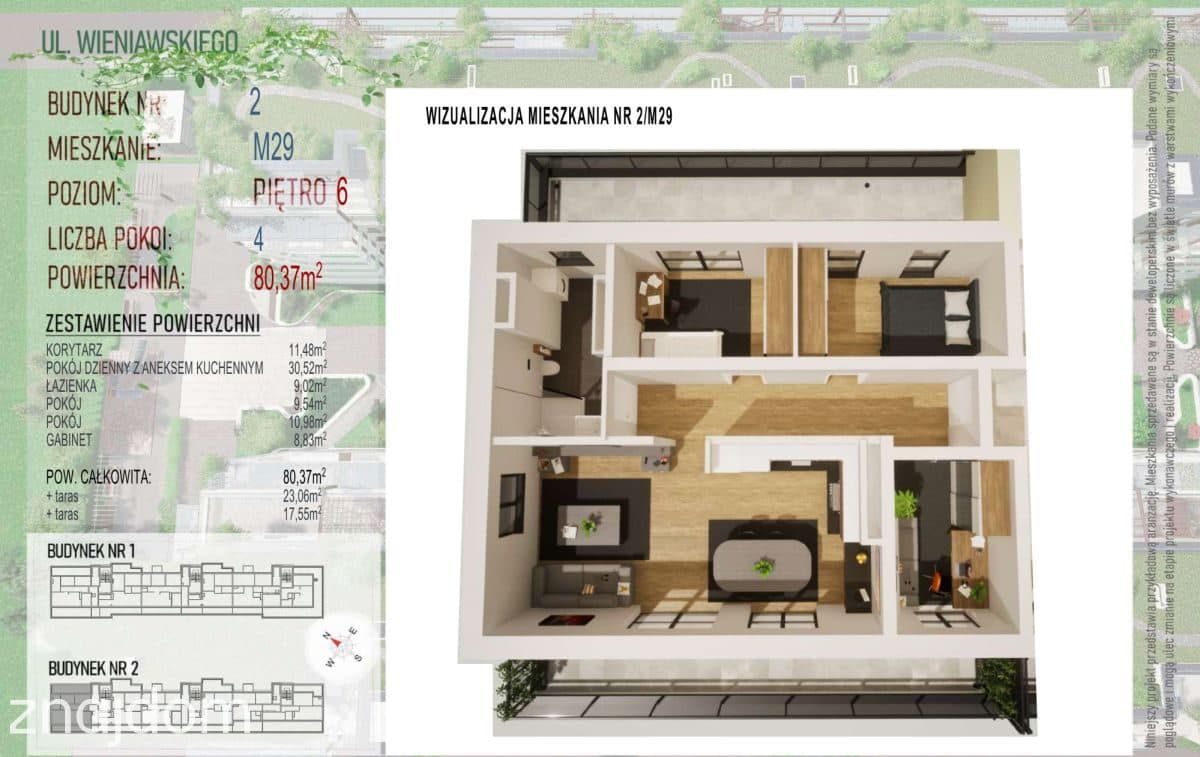 Nowa inwestycja! 80 m2 + 2 duże tarasy dachowe - zdjęcie 6