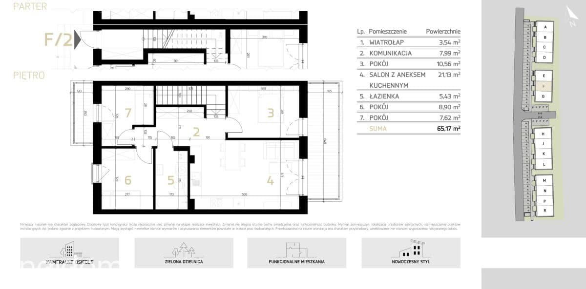 65 m2 | 2 Balkony | Taras dachowy | Myśliwska - zdjęcie 3