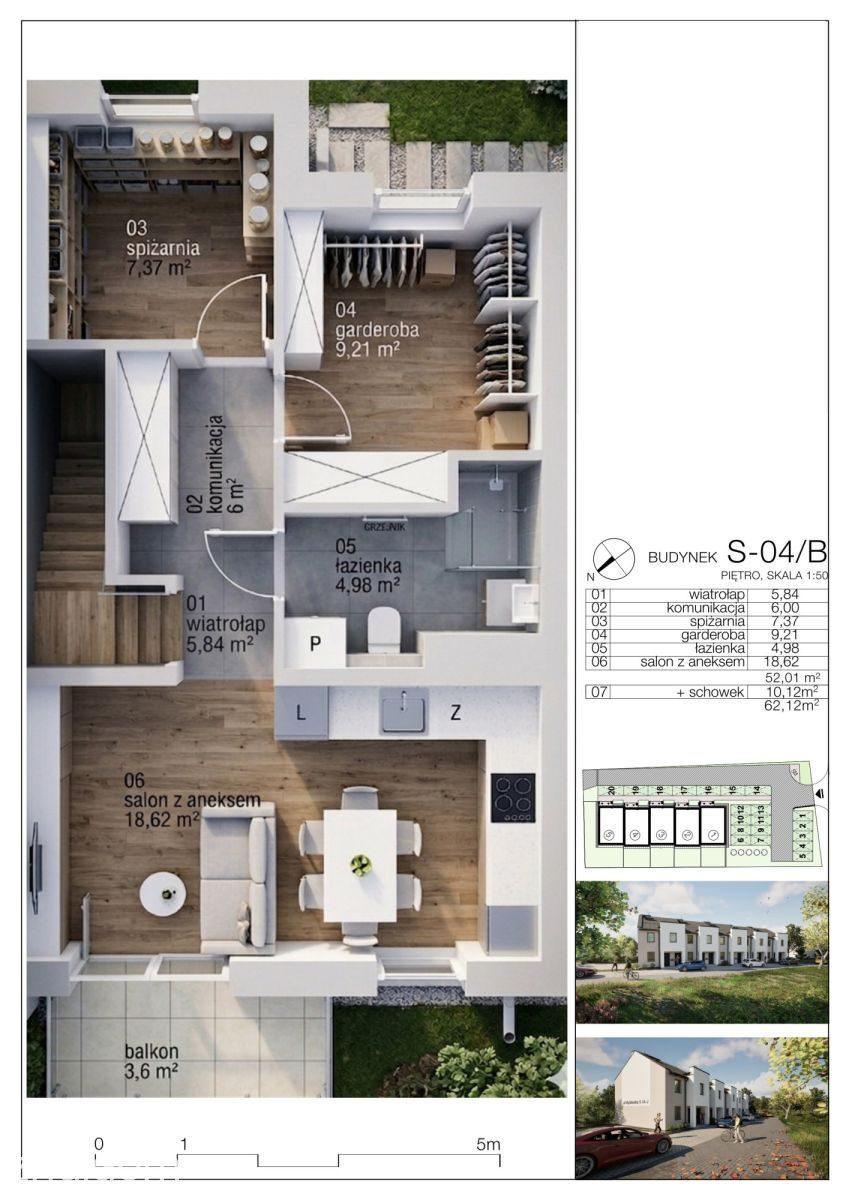 Komfortowe 62 m2|St. Deweloperski|Rolety|Myśliwska - zdjęcie 5