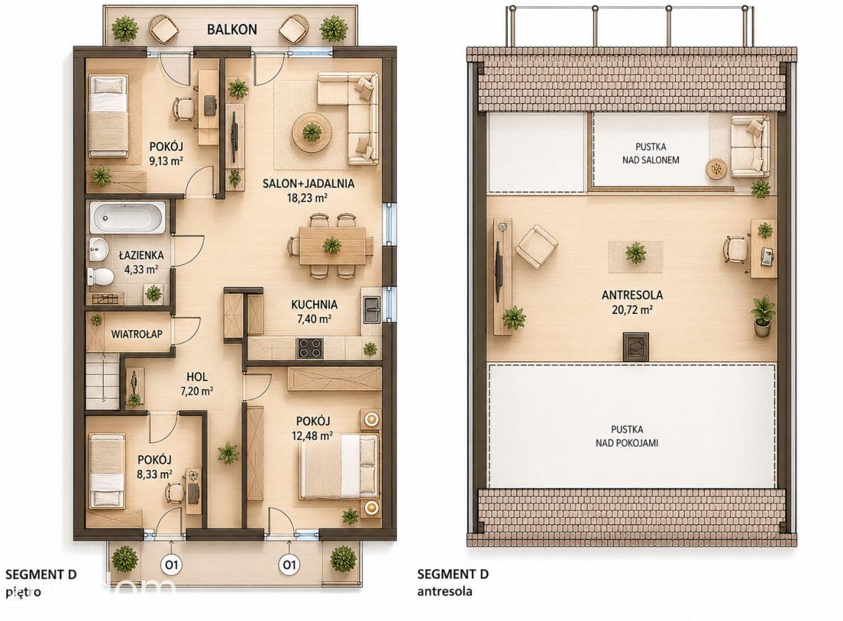 Mieszkanie WYSOKIE SUFITY + Antresola 20,72 m² - zdjęcie 5