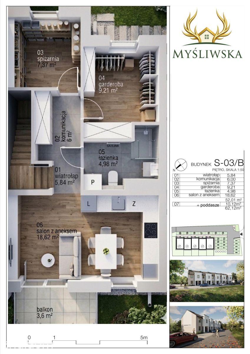 3 pokoje + poddasze |Gotowe w maju 2027|Myśliwska - zdjęcie 5